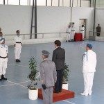 Apresentação da força ao Exm. Vereador da Protecção Civil da Câmara Municipal de Lisboa Dr. Carlos Manuel Castro