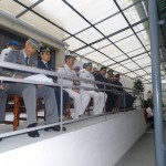 Tribuna das altas entidades que presidem a cerimónia