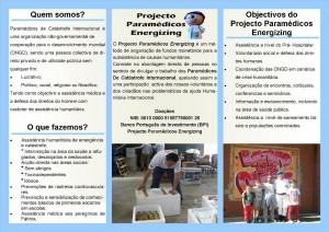 Flyer Projecto Verso